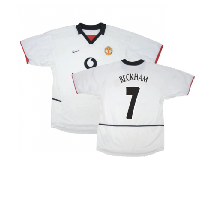 Manchester United 2002-03 Away Shirt (Very Good) (Beckham 7)