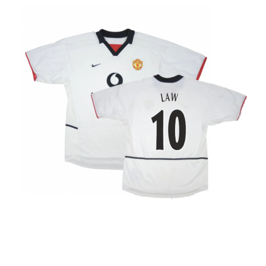 Manchester United 2002-03 Away Shirt (Very Good) (Law 10)_0