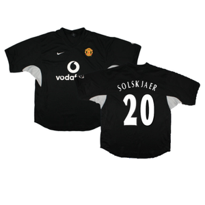 Manchester United 2002-03 Nike Training Shirt (L) (Solskjaer 20) (Good)_0