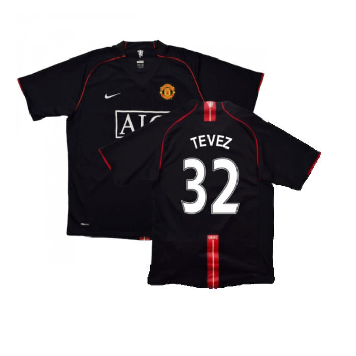 Manchester United 2007-09 Away Shirt (XXL) (Very Good) (Tevez 32)