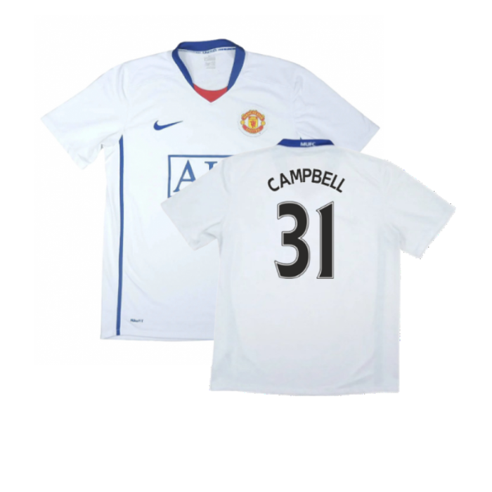 Manchester United 2008-09 Away Shirt (Very Good) (Campbell 31)