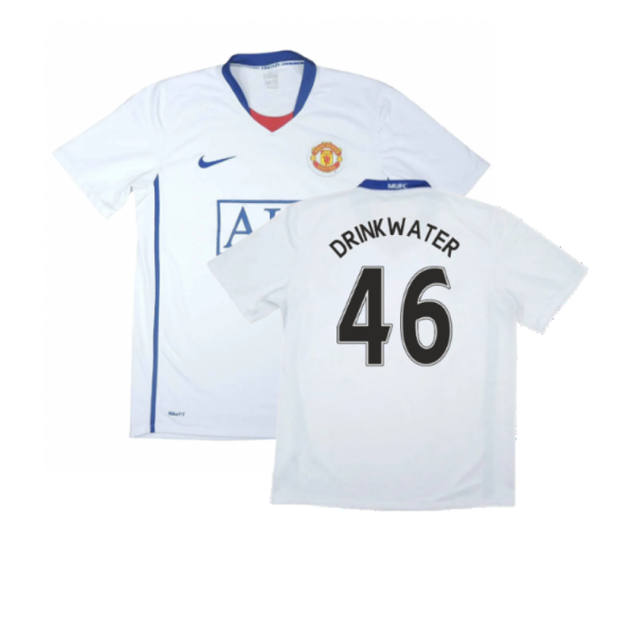 Manchester United 2008-09 Away Shirt (Very Good) (Drinkwater 46)