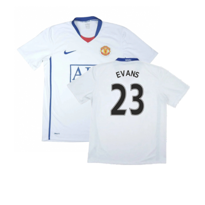 Manchester United 2008-09 Away Shirt (Very Good) (Evans 23)