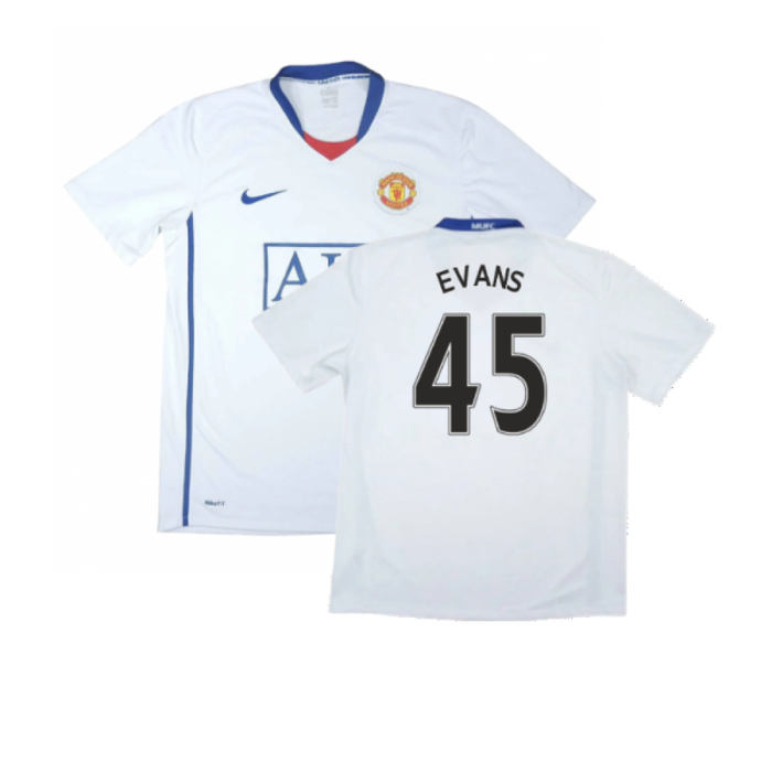 Manchester United 2008-09 Away Shirt (3XL) (Very Good) (Evans 45)