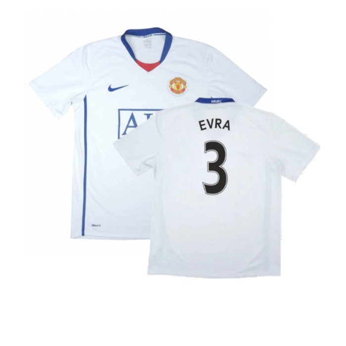 Manchester United 2008-09 Away Shirt (3XL) (Very Good) (Evra 3)