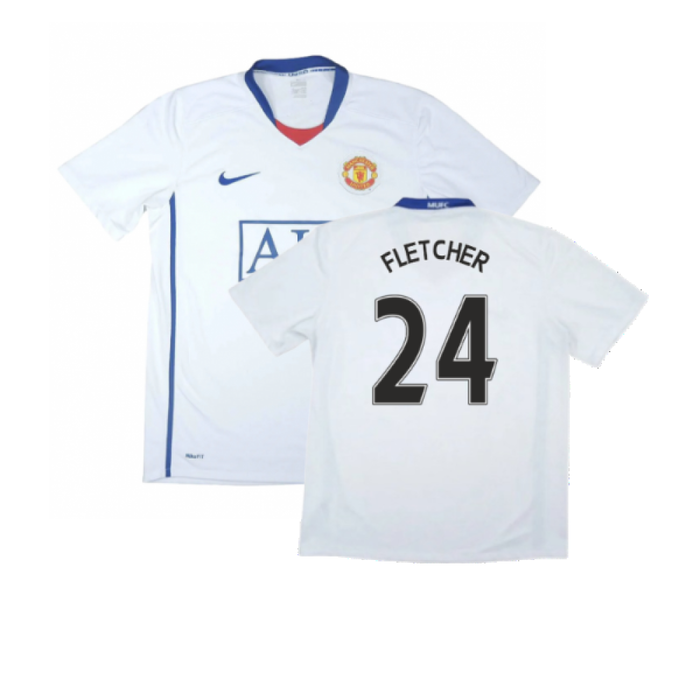 Manchester United 2008-09 Away Shirt (Very Good) (Fletcher 24)