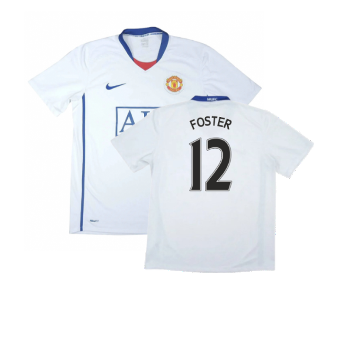 Manchester United 2008-09 Away Shirt (Very Good) (Foster 12)