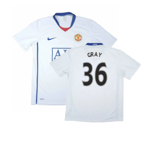 Manchester United 2008-09 Away Shirt (3XL) (Very Good) (Gray 36)_0