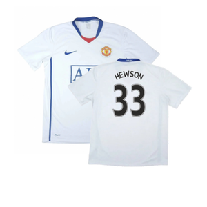 Manchester United 2008-09 Away Shirt (3XL) (Very Good) (Hewson 33)_0