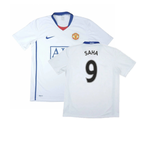 Manchester United 2008-09 Away Shirt (Very Good) (Saha 9)_0