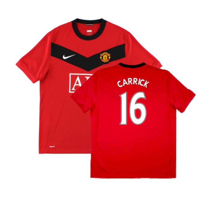 Manchester United 2009-10 Home Shirt (S) (Excellent) (Carrick 16)