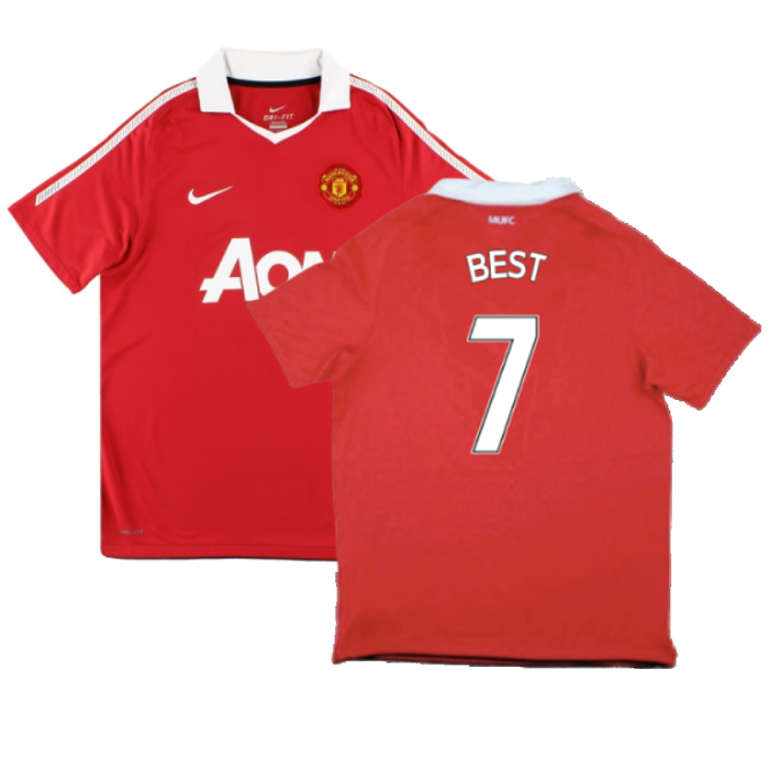 Manchester United 2010-11 Home Shirt (S) (Good) (Best 7)