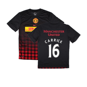 Manchester United 2010-2011 Training Shirt (M) (Carrick 16) (Excellent)_0