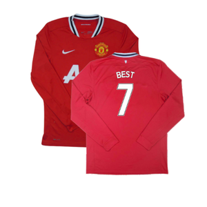 Manchester United 2011-12 Long Sleeve Home Shirt (S) (Very Good) (BEST 7)_0