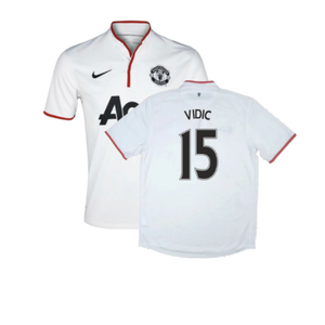 Manchester United 2012-13 Away Shirt (S) (Excellent) (Vidic 15)_0