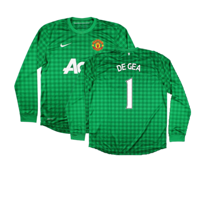 Manchester United 2012-13 Home GK Shirt (S) (Excellent) (De Gea 1)