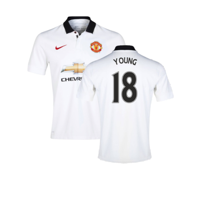 Manchester United 2014-15 Away Shirt (XL) (Excellent) (Young 18)