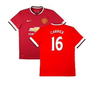 Manchester United 2014-15 Home Shirt (Excellent) (Carrick 16)_0