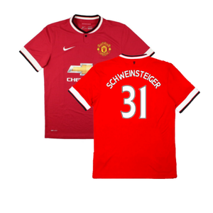 Manchester United 2014-15 Home Shirt (Excellent) (Schweinsteiger 31)_0