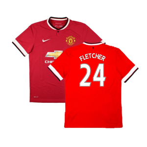 Manchester United 2014-15 Home Shirt (Good) (Fletcher 24)_0