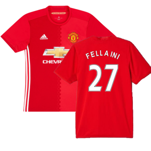 Manchester United 2016-17 Home Shirt (L) (Fellaini 27) (Good)_0