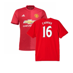 Manchester United 2016-17 Home Shirt (Womens 12) Pogba #6 (Very Good) (Carrick 16)_0