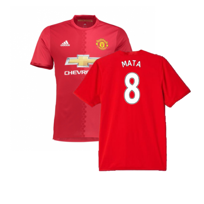 Manchester United 2016-17 Home Shirt (4XL) (Excellent) (Mata 8)