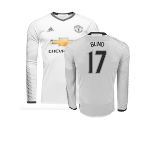 Manchester United 2016-17 Long Sleeve Third Shirt (9-10y) Rashford #19 (Mint) (Blind 17)_0