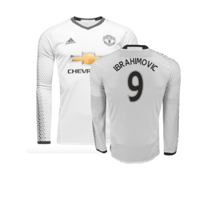 Manchester United 2016-17 Long Sleeve Third Shirt (9-10y) Rashford #19 (Mint) (Ibrahimovic 9)