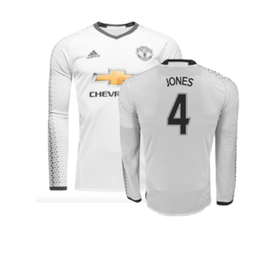 Manchester United 2016-17 Long Sleeve Third Shirt (9-10y) Rashford #19 (Mint) (Jones 4)_0