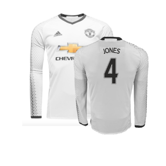 Manchester United 2016-17 Long Sleeve Third Shirt (9-10y) Rashford #19 (Mint) (Jones 4)