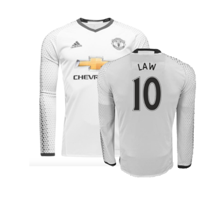 Manchester United 2016-17 Long Sleeve Third Shirt (9-10y) Rashford #19 (Mint) (Law 10)