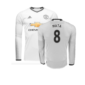 Manchester United 2016-17 Long Sleeve Third Shirt (9-10y) Rashford #19 (Mint) (Mata 8)_0