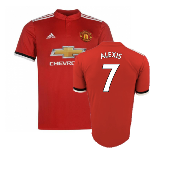 Manchester United 2017-18 Home Shirt (XLB) (Very Good) (Alexis 7)