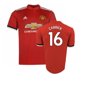 Manchester United 2017-18 Home Shirt (Excellent) (Carrick 16)_0