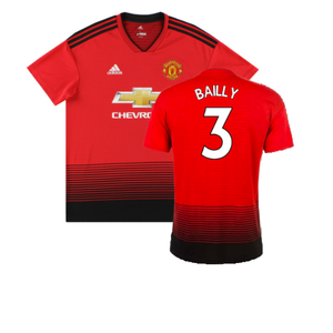 Manchester United 2018-19 Home Shirt (L) (Very Good) (Bailly 3)_0