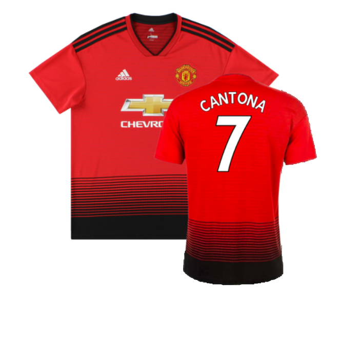 Manchester United 2018-19 Home Shirt (M) (Excellent) (Cantona 7)