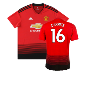 Manchester United 2018-19 Home Shirt (XL) (Excellent) (Carrick 16)_0