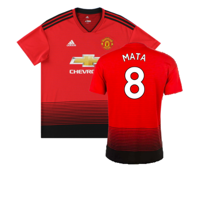 Manchester United 2018-19 Home Shirt (M) (Excellent) (Mata 8)