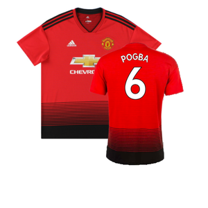 Manchester United 2018-19 Home Shirt (XL) (Excellent) (Pogba 6)_0