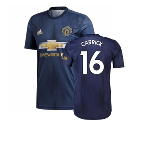 Manchester United 2018-19 Third Shirt (S) (Excellent) (Carrick 16)_0