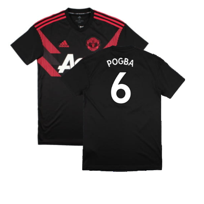 Manchester United 2018-2019 Adidas Training Shirt (S) (Mint) (Pogba 6)