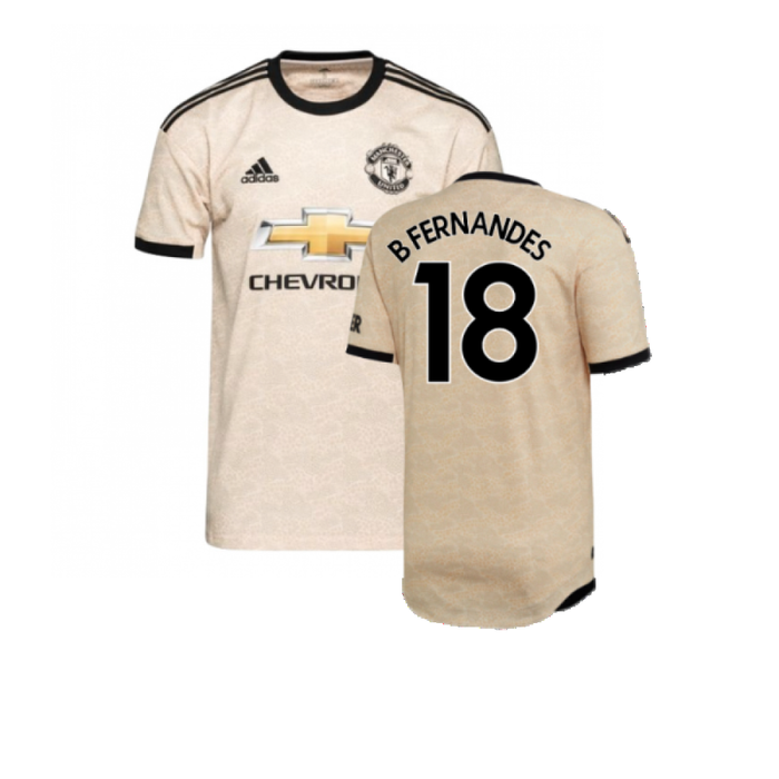 Manchester United 2019-20 Away Shirt (S) (Excellent) (B Fernandes 18)