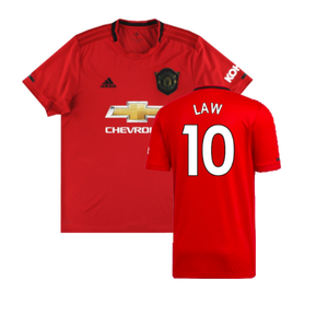 Manchester United 2019-20 Home Shirt (S) (Excellent) (Law 10)_0