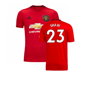 Manchester United 2019-20 Home Shirt (M) (Excellent) (Shaw 23)_0