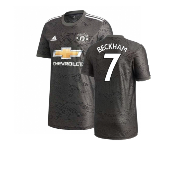 Manchester United 2020-21 Away Shirt (7-8y) (Mint) (BECKHAM 7)