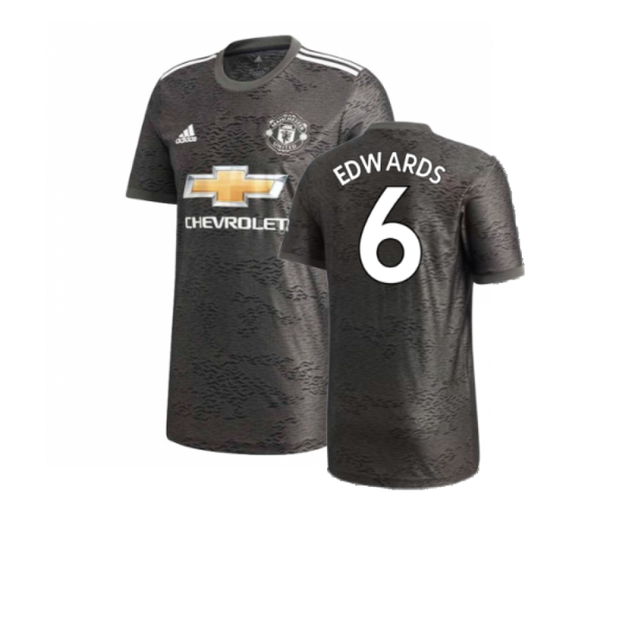 Manchester United 2020-21 Away Shirt (7-8y) (Mint) (EDWARDS 6)