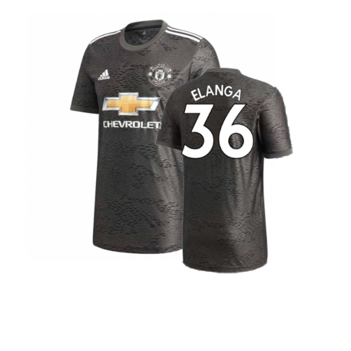 Manchester United 2020-21 Away Shirt (7-8y) (Mint) (Elanga 36)