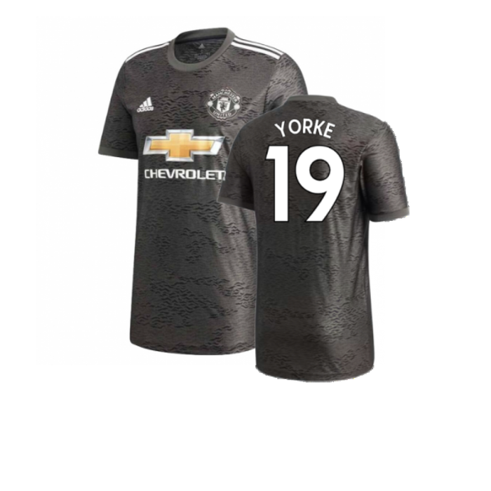 Manchester United 2020-21 Away Shirt (7-8y) (Mint) (YORKE 19)