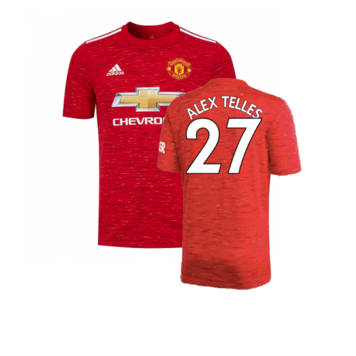 Manchester United 2020-21 Home Shirt (L) (Excellent) (Alex Telles 27)